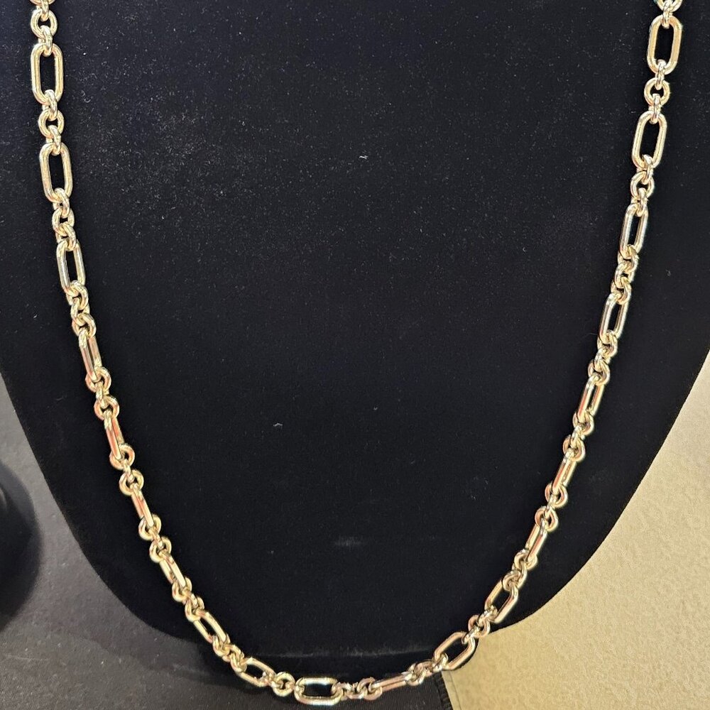 ✨ Sterling Silver Paperclip Link Necklace – 32” Long Chain ✨ - Picture 2 of 10